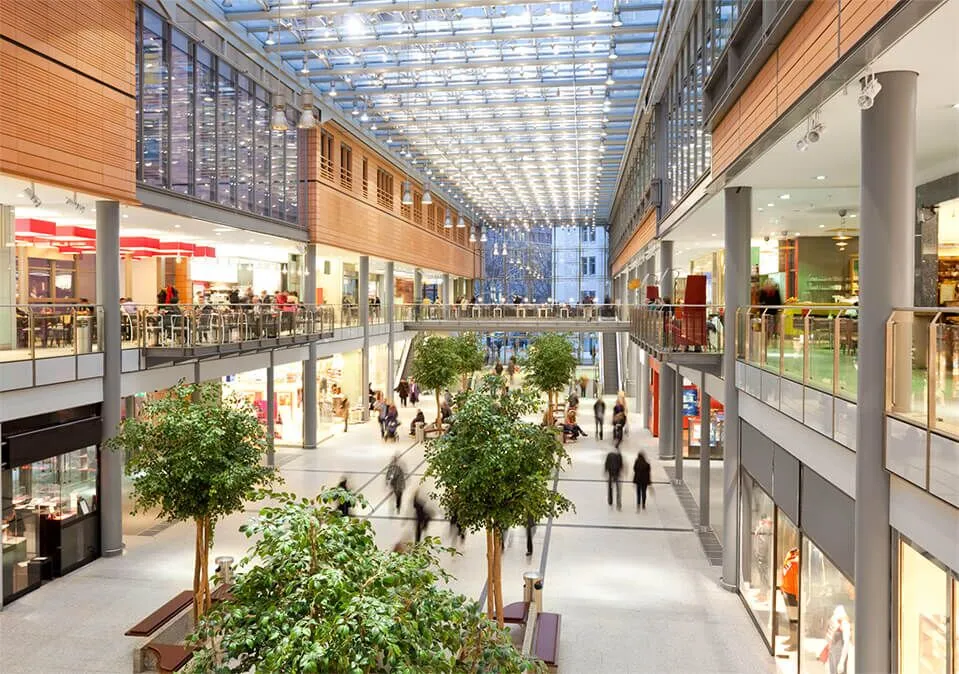 Retail facility and customer-facing space